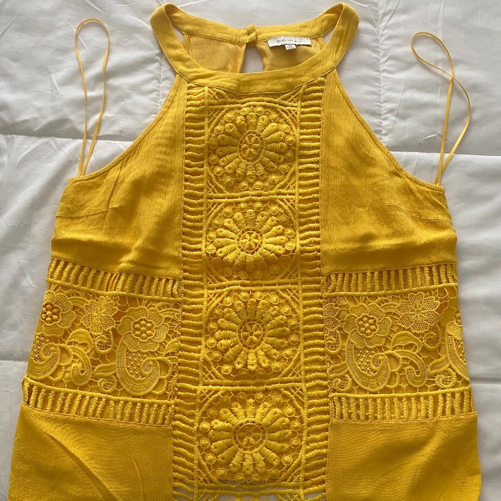 Yellow Halter Top